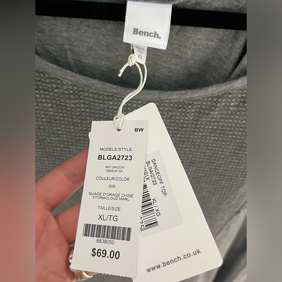 NWT XL Bench Dance Off Tank Top/Long Sleeves Combo - Picture 5 of 7